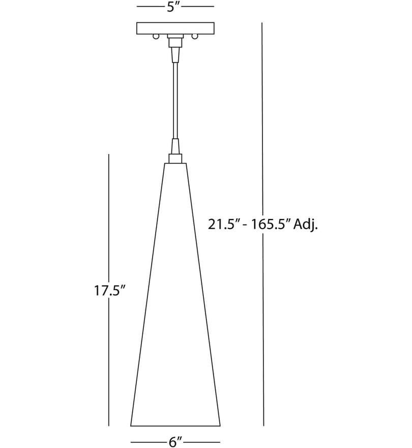 Robert Abbey - 9873 - Dal 6" Pendant by Robert Abbey - Image 2