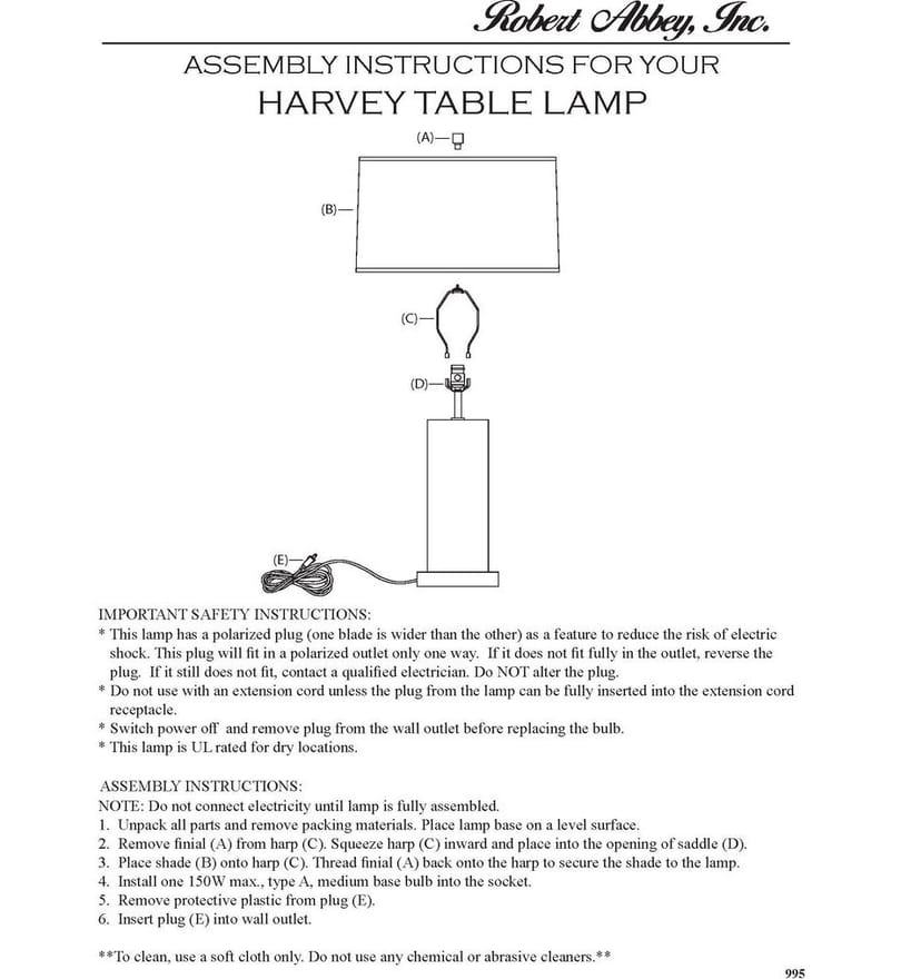 Robert Abbey - Harvey 33" Table Lamp by Robert Abbey - Image 4