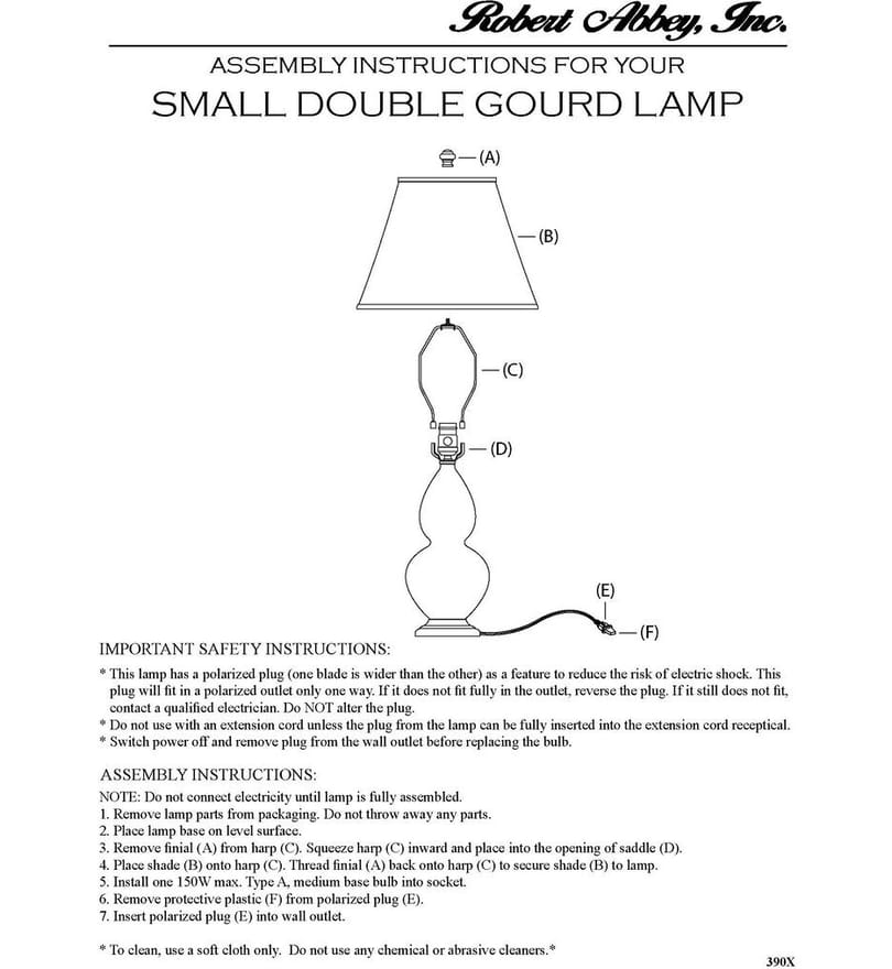 Robert Abbey - MCR53 - Small Double Gourd 22" Table Lamp by Robert Abbey - Image 3