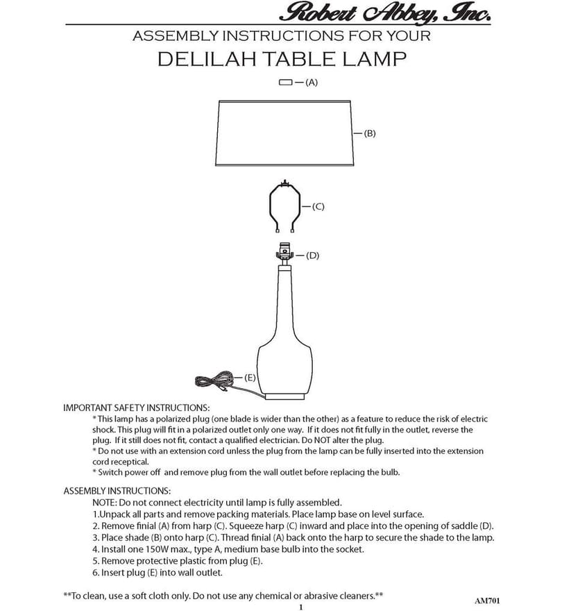 Robert Abbey - MCR70 - Delilah 34.31" Table Lamp by Robert Abbey - Image 3