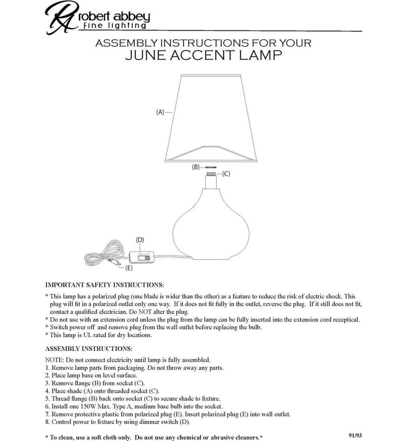 Robert Abbey - June 23.5" Table Lamp by Robert Abbey - Image 3
