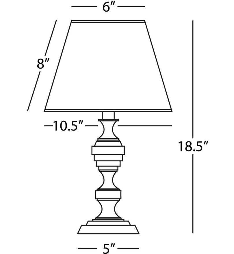 Robert Abbey - Arthur 18.38" Table Lamp by Robert Abbey - Image 2