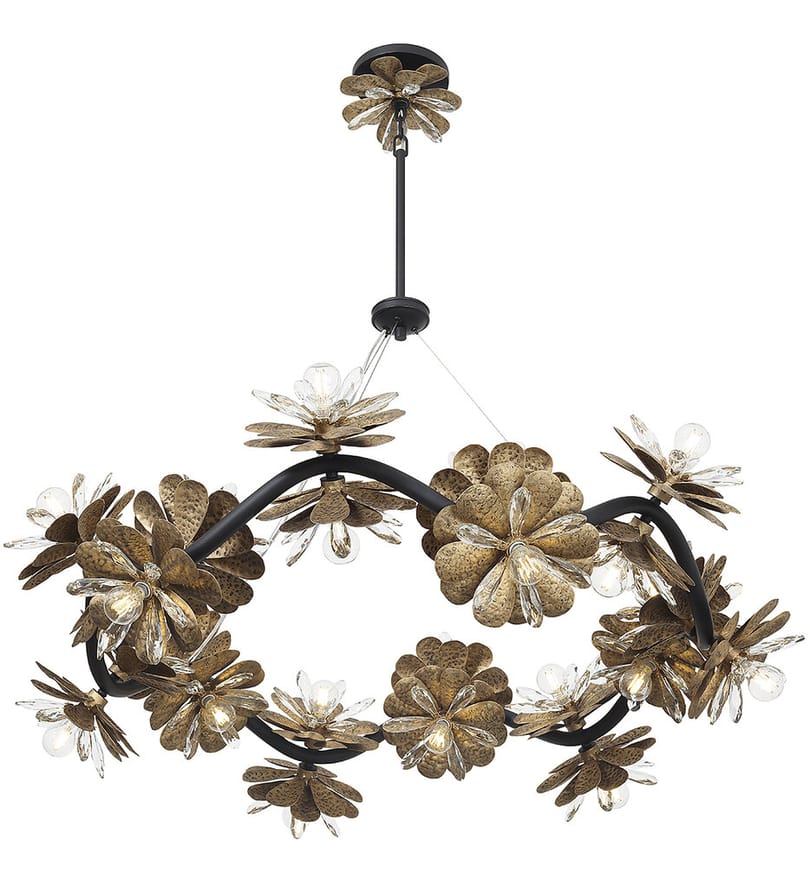 Savoy House - 1-1962-24-18 - Giselle 46" Chandelier by Savoy House - Image 4
