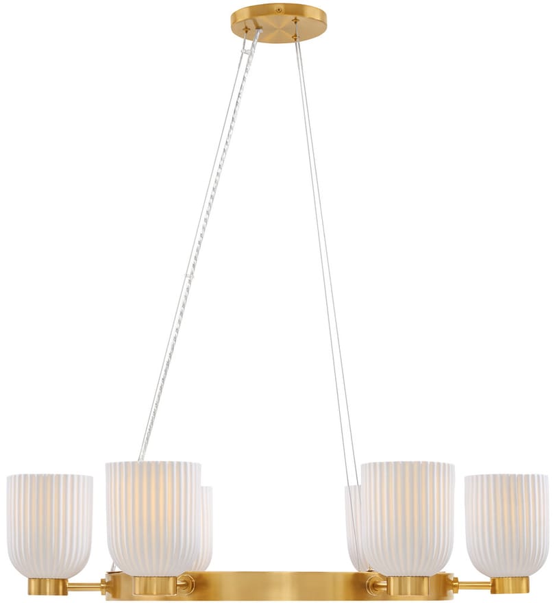 Savoy House - 1-3170-6-322 - Isla Blanca 32" Chandelier by Savoy House - Image 2