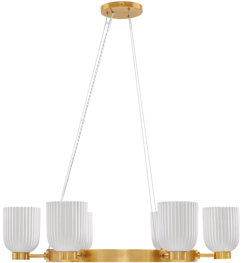 Savoy House - 1-3170-6-322 - Isla Blanca 32" Chandelier by Savoy House - Image 3