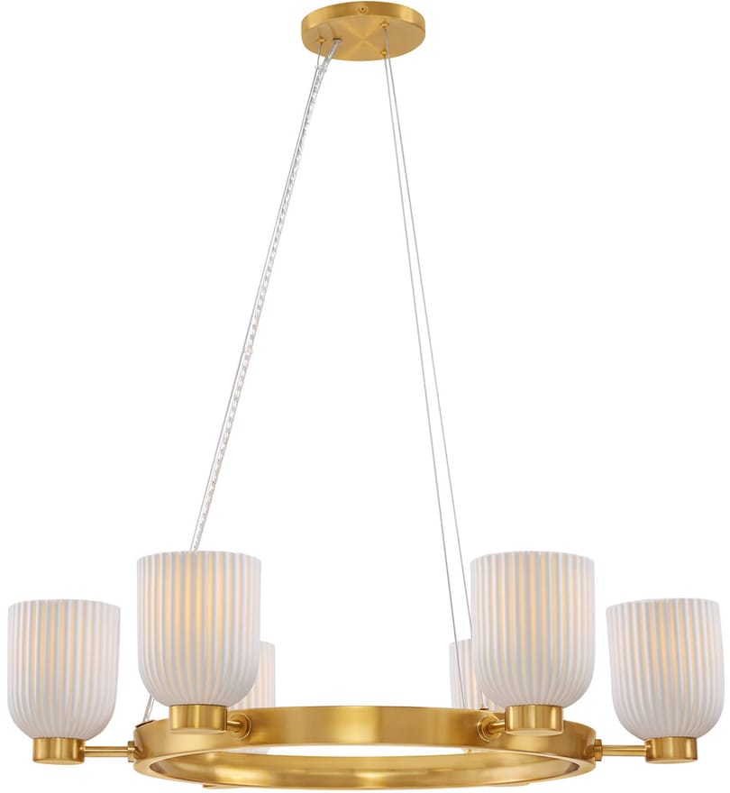 Savoy House - 1-3170-6-322 - Isla Blanca 32" Chandelier by Savoy House