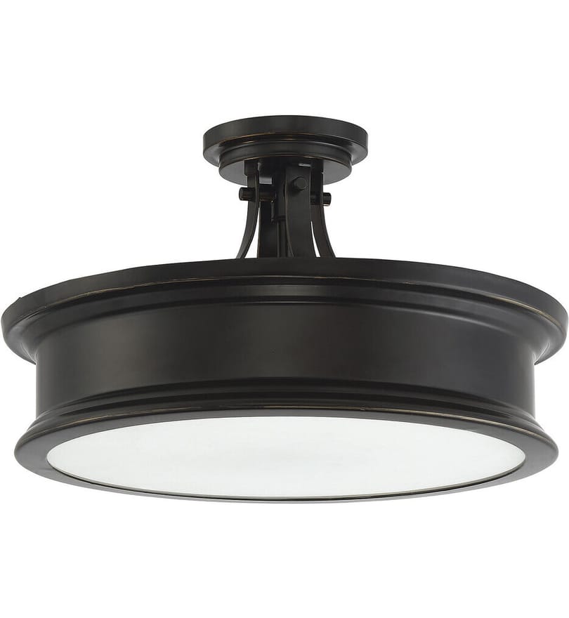 Savoy House - Watkins 16" Semi-Flush by Savoy House - Image 3