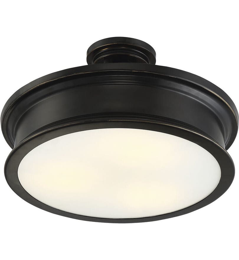 Savoy House - Watkins 16" Semi-Flush by Savoy House - Image 5