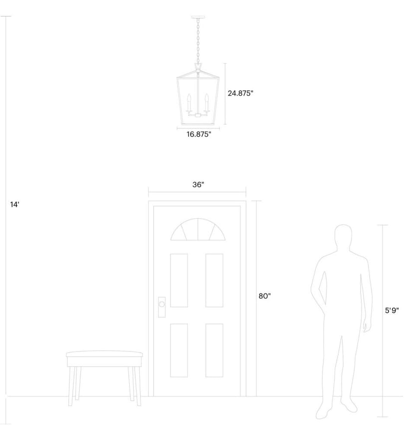 Visual Comfort Studio - Dianna 24.38" Pendant by Visual Comfort Studio - Image 6