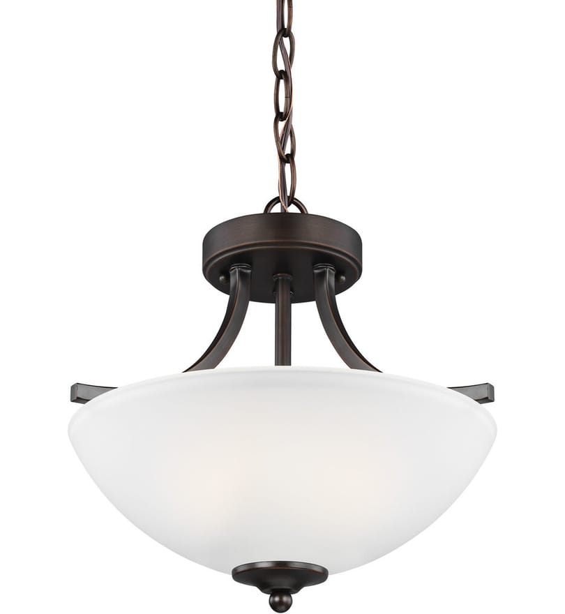 Generation Lighting - Geary 13.88" Semi-Flush by Generation Lighting - Image 4