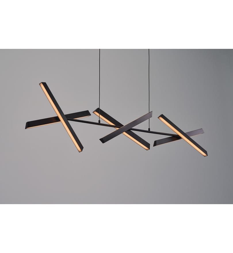 Seed Design - SLD-3983PL6-BK - Konnect 56.8" Pendant by Seed Design - Image 7