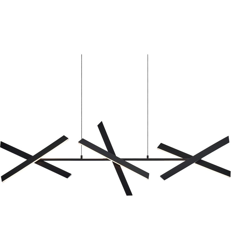 Seed Design - SLD-3983PL6-BK - Konnect 56.8" Pendant by Seed Design - Image 11