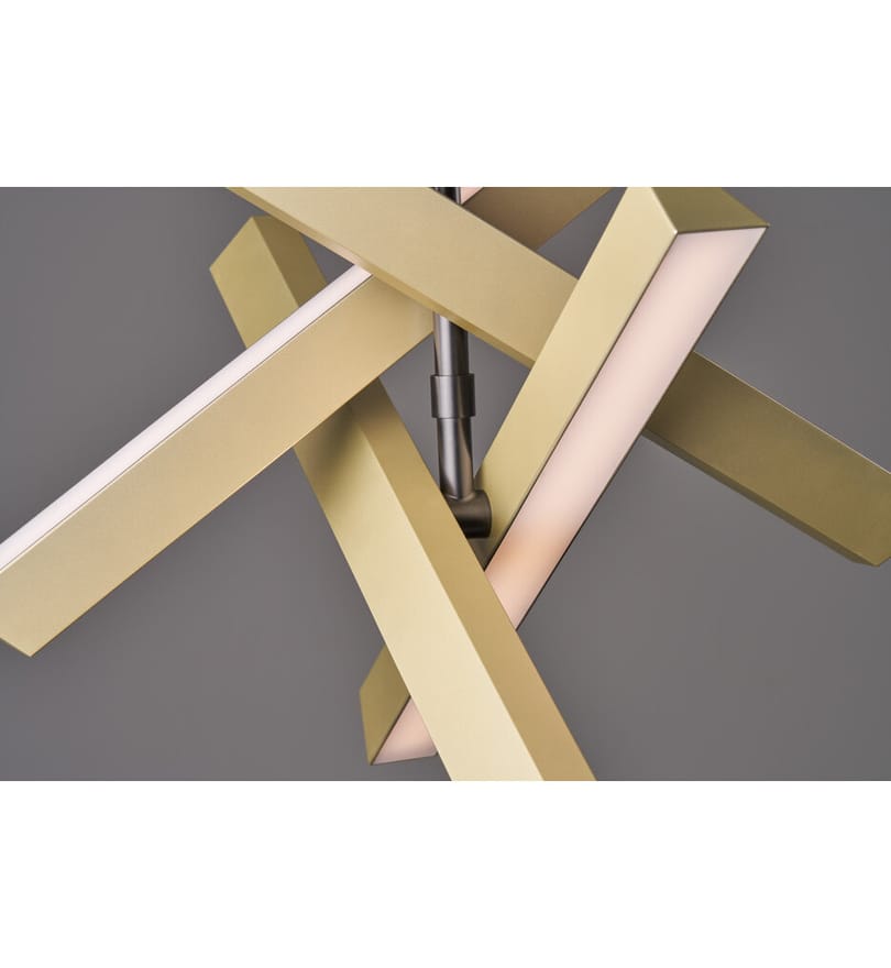 Seed Design - SLD-3983PV4-GLD - Konnect 15.7" Pendant by Seed Design - Image 3