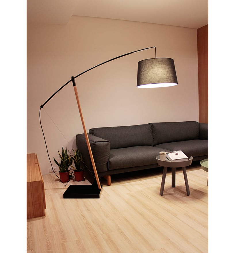 Seed Design - SQ-603FLR-BK - Archer 72.4 - 87.4" Floor Lamp by Seed Design - Image 7