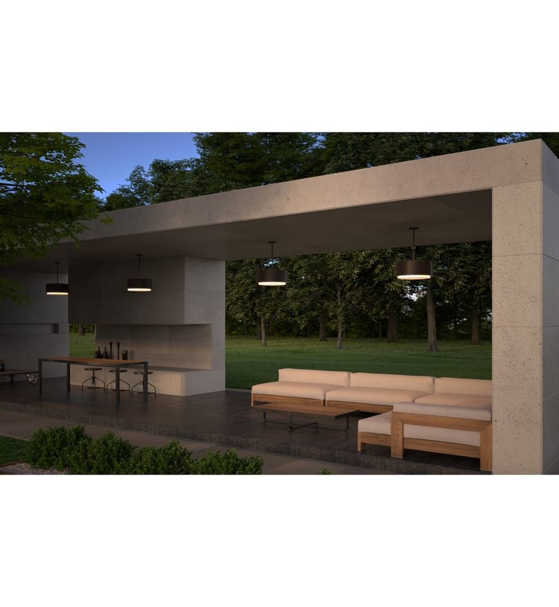 Visual Comfort Modern - Roton 18" Outdoor Pendant by Visual Comfort Modern - Image 6