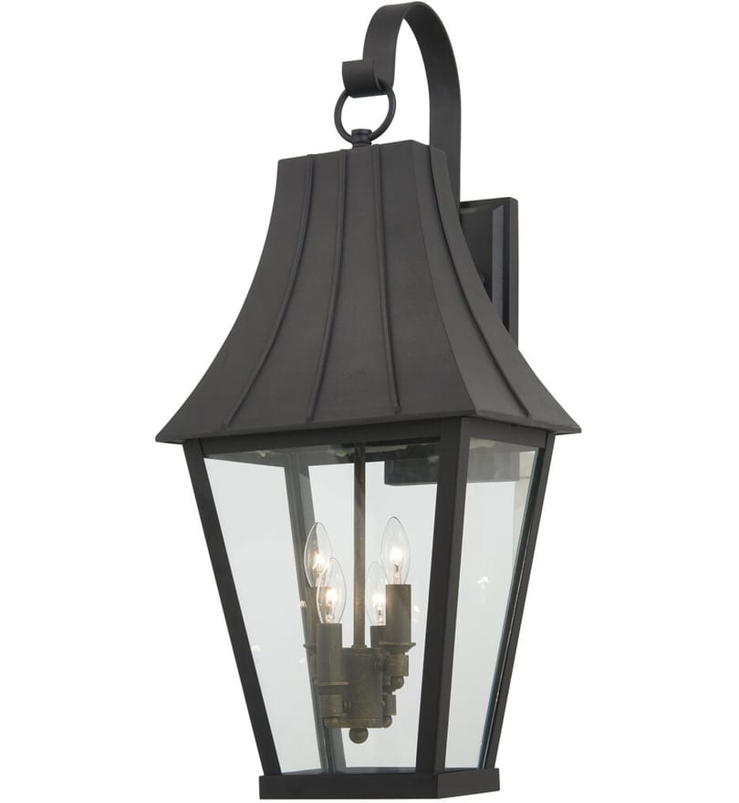 The Great Outdoors - 72783-66G - Chateau Grande 12" Outdoor Wall Sconce by The Great Outdoors
