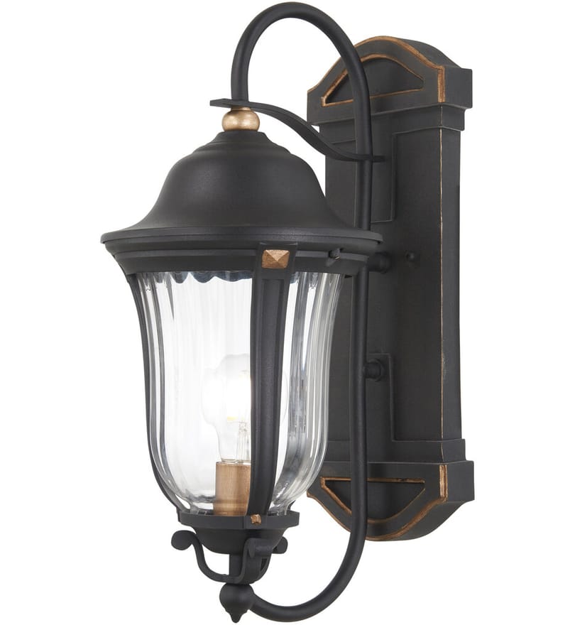 The Great Outdoors - 73231-738 - Peale Street 7.63" Outdoor Wall Sconce by The Great Outdoors