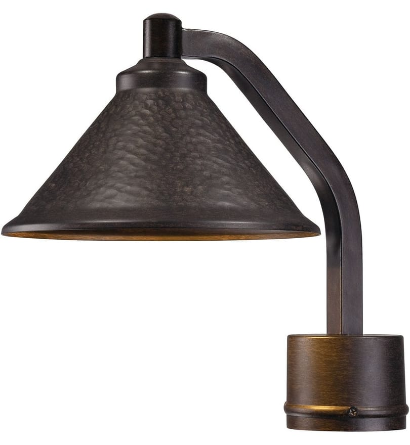 The Great Outdoors - Kirkham 11" Aspen Bronze Outdoor Post Mount by The Great Outdoors