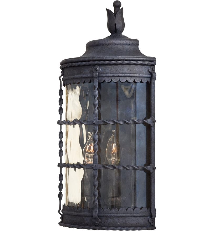 The Great Outdoors - 8887-A39 - Mallorca 19.5" Outdoor Wall Light by The Great Outdoors