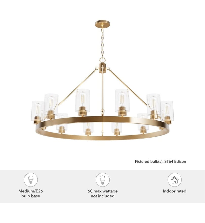 Hunter - Hartland 44" Chandelier by Hunter - Image 6