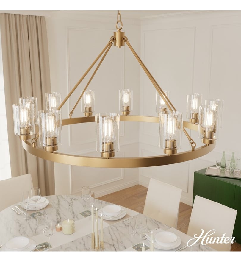 Hunter - Hartland 44" Chandelier by Hunter - Image 7