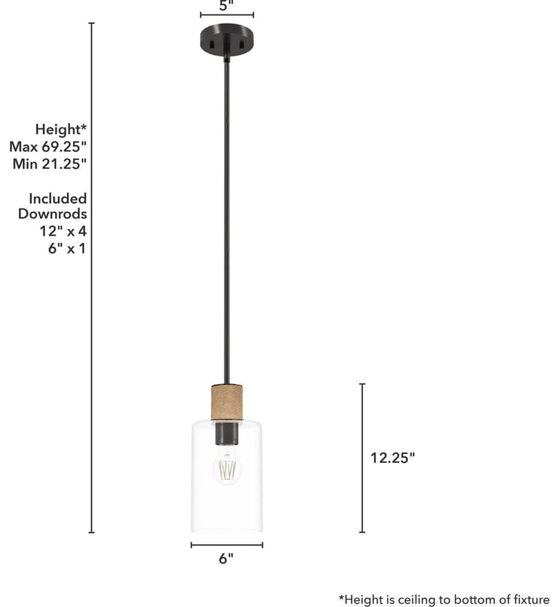 Hunter - 13110 - Vanning 6" Pendant by Hunter - Image 3