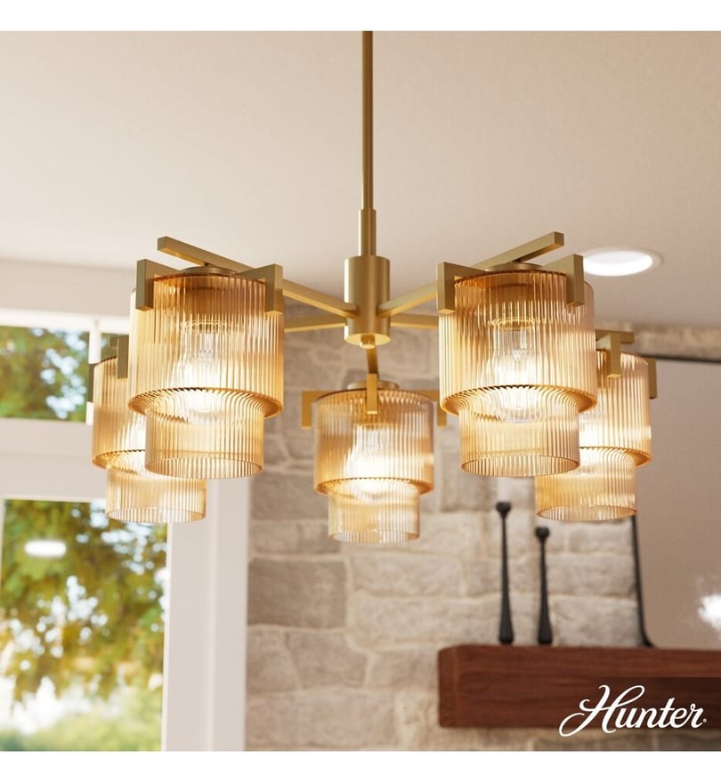 Hunter - Jasmine Roth Ontario 27.3'' Chandelier by Hunter