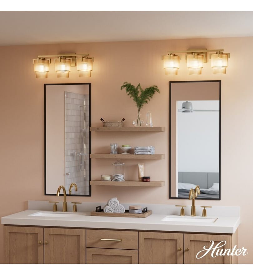 Hunter - 13156 - Jasmine Roth Ontario 24.2" Bath Vanity Light by Hunter - Image 3