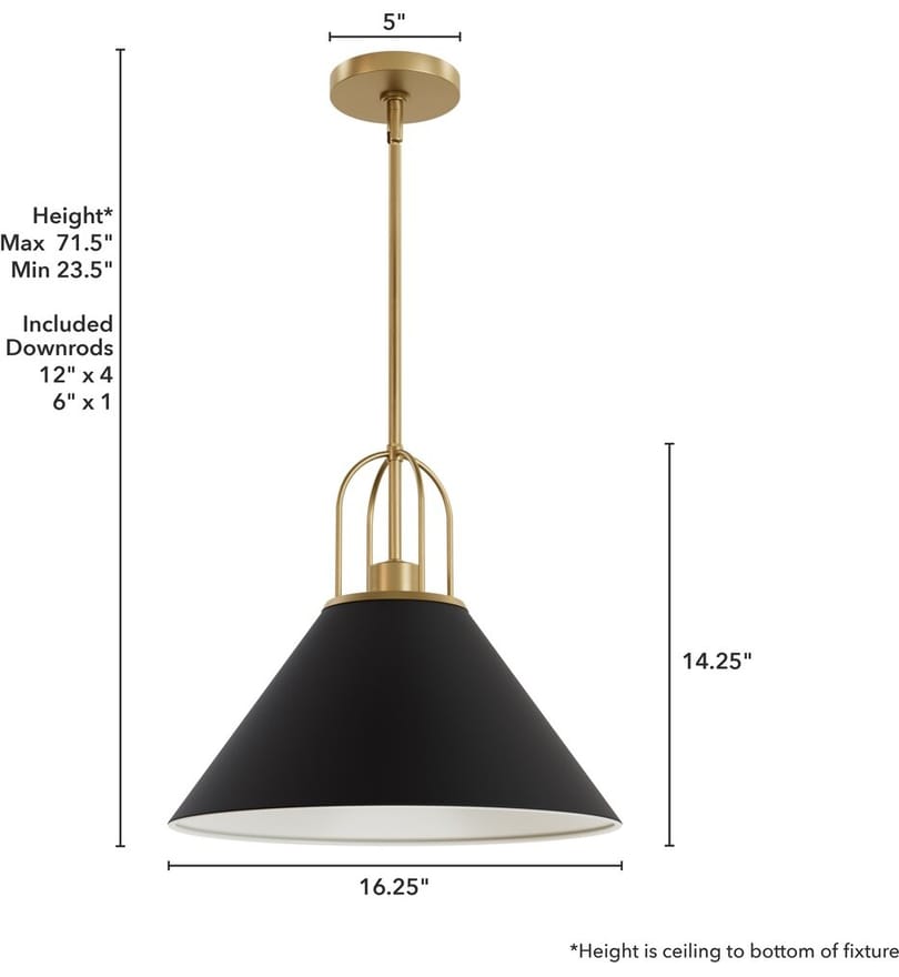 Hunter - 13165 - Carrington Isle 16.25" Pendant by Hunter - Image 9