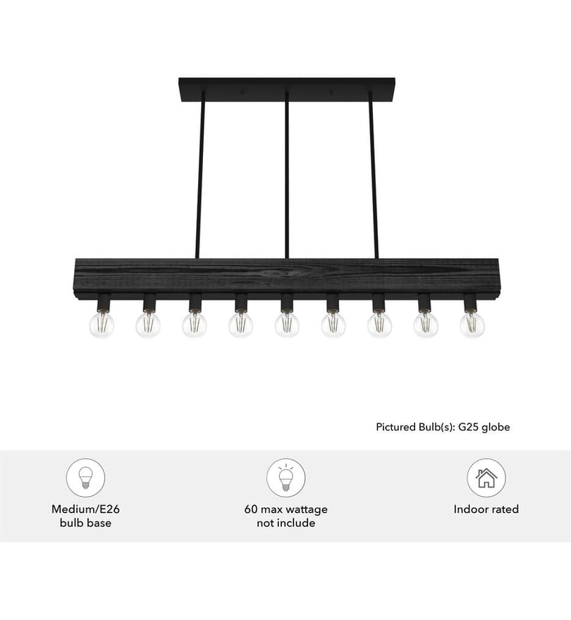 Hunter - Donelson 51.25" Chandelier by Hunter - Image 3