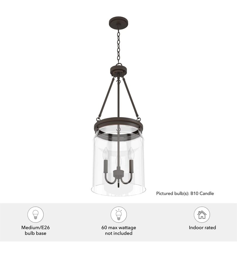 Hunter - 19153 - Devon Park 12" Pendant by Hunter - Image 3