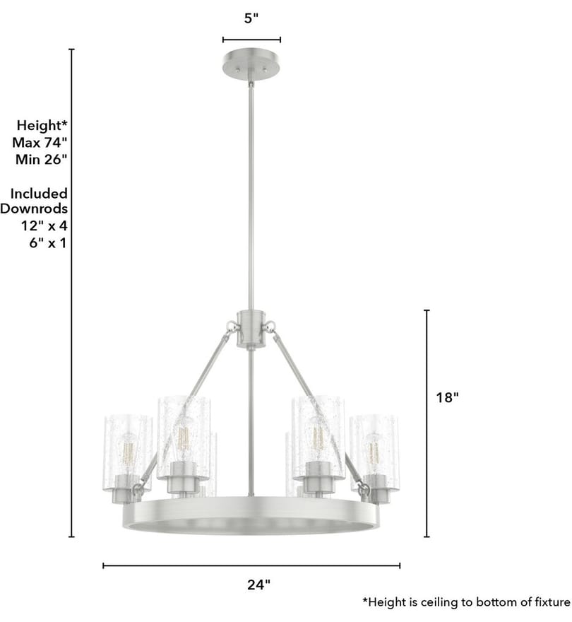 Hunter - Hartland 24" Chandelier by Hunter - Image 8