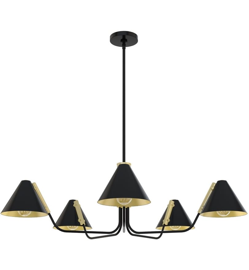 Hunter - Grove Isle 40.75" Chandelier by Hunter