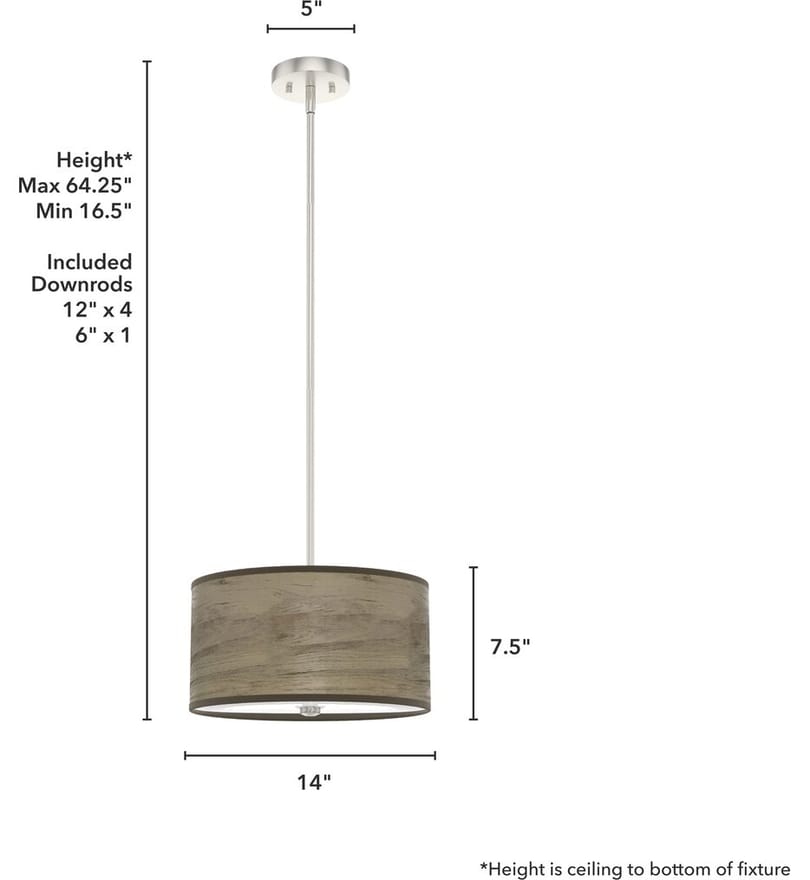 Hunter - Solhaven 14" Pendant by Hunter - Image 6