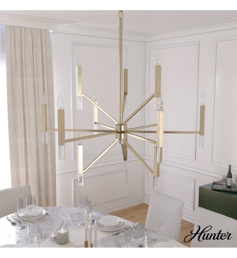 Hunter - Sunjai 40" Chandelier by Hunter - Image 7