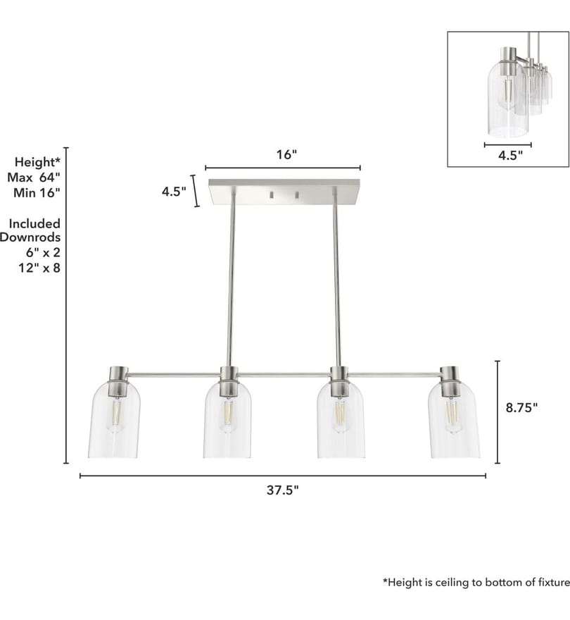 Hunter - Lochemeade 37.5" Chandelier by Hunter - Image 5
