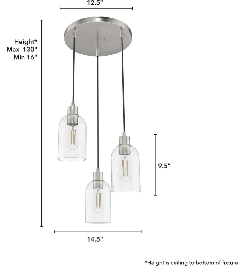 Hunter - Lochemeade 14.5" Pendant by Hunter - Image 4