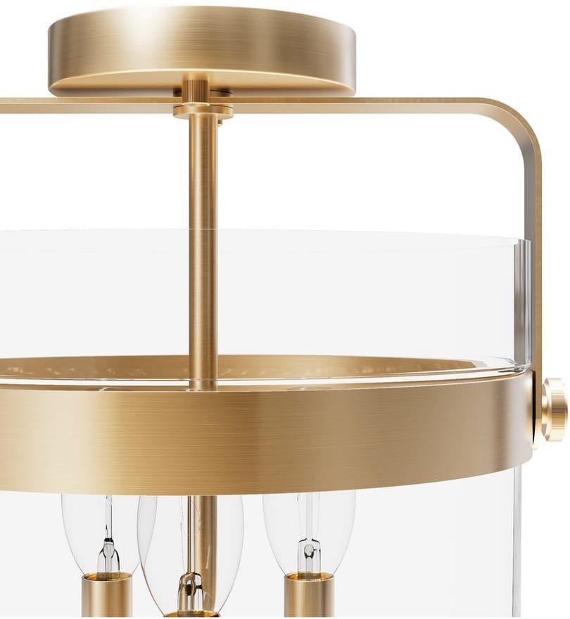 Hunter - Karloff 11.75" Semi-Flush Mount by Hunter - Image 3
