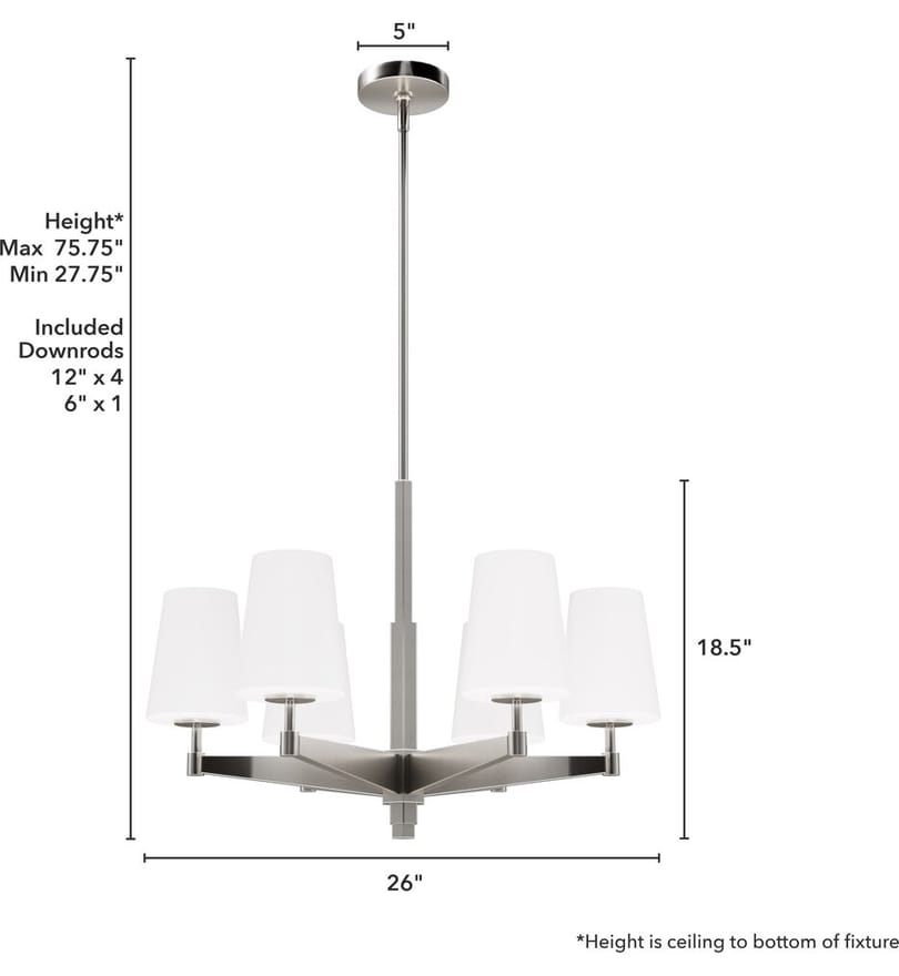 Hunter - Nolita 26" Chandelier by Hunter - Image 7