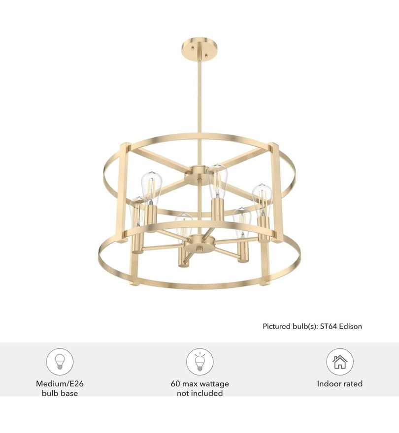 Hunter - Astwood 26" Chandelier by Hunter - Image 3
