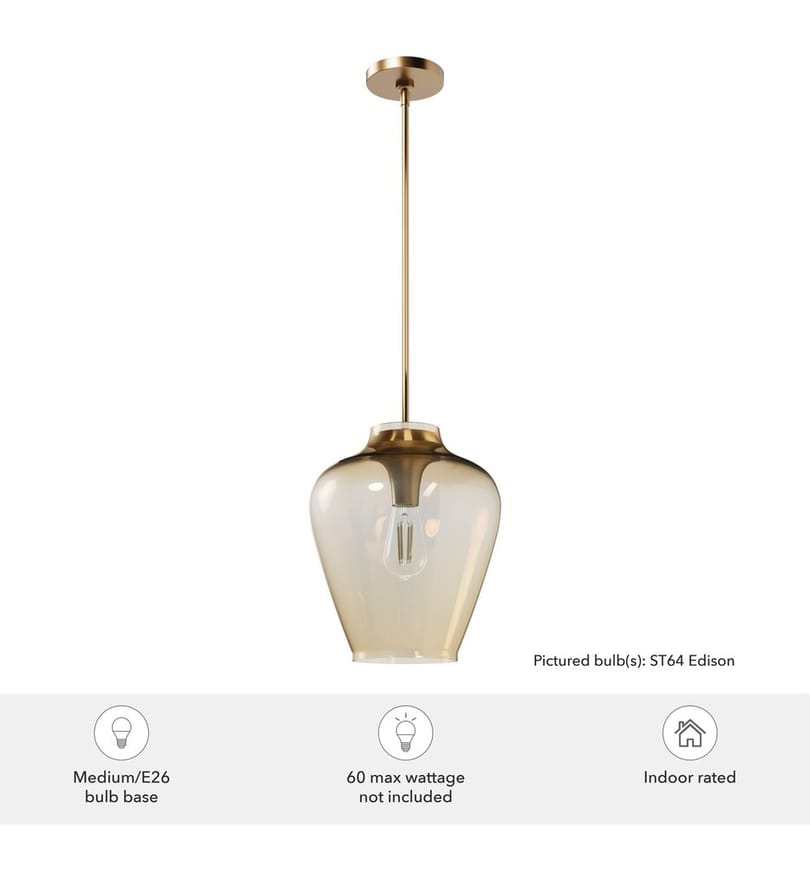 Hunter - Vidria 12" Pendant by Hunter - Image 5