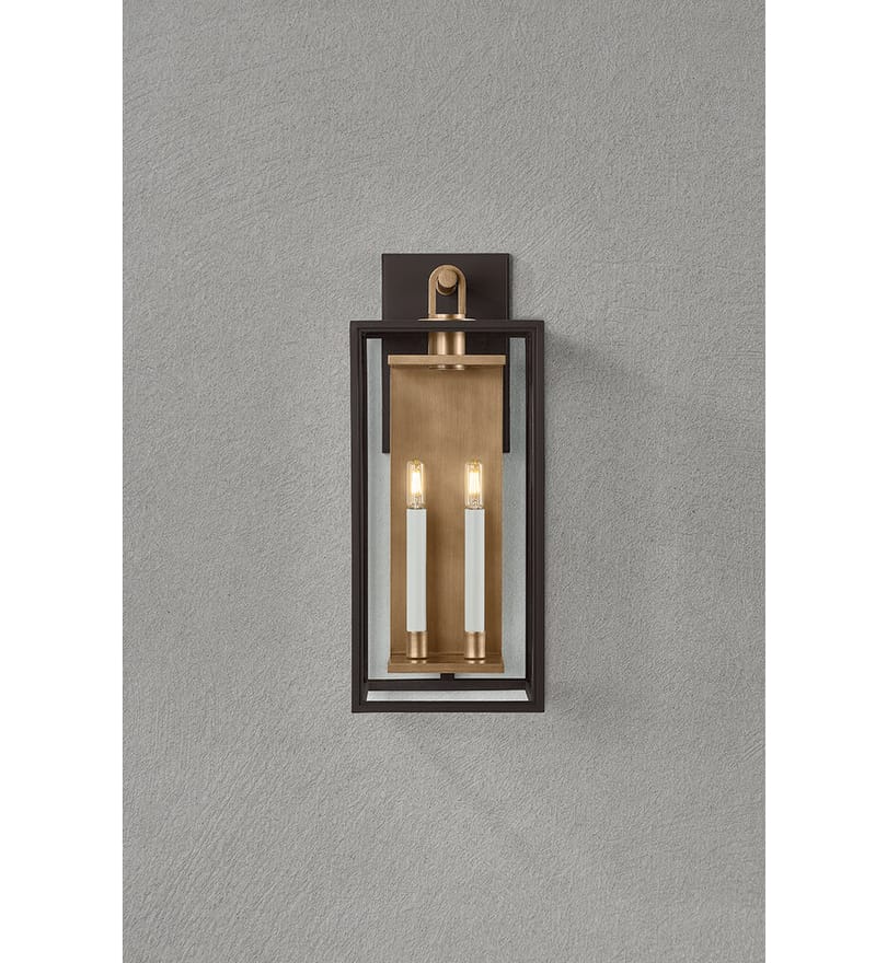 Troy Lighting - B6524-PBR/TBZ - Arnold 24.25" Outdoor Sconce by Troy Lighting