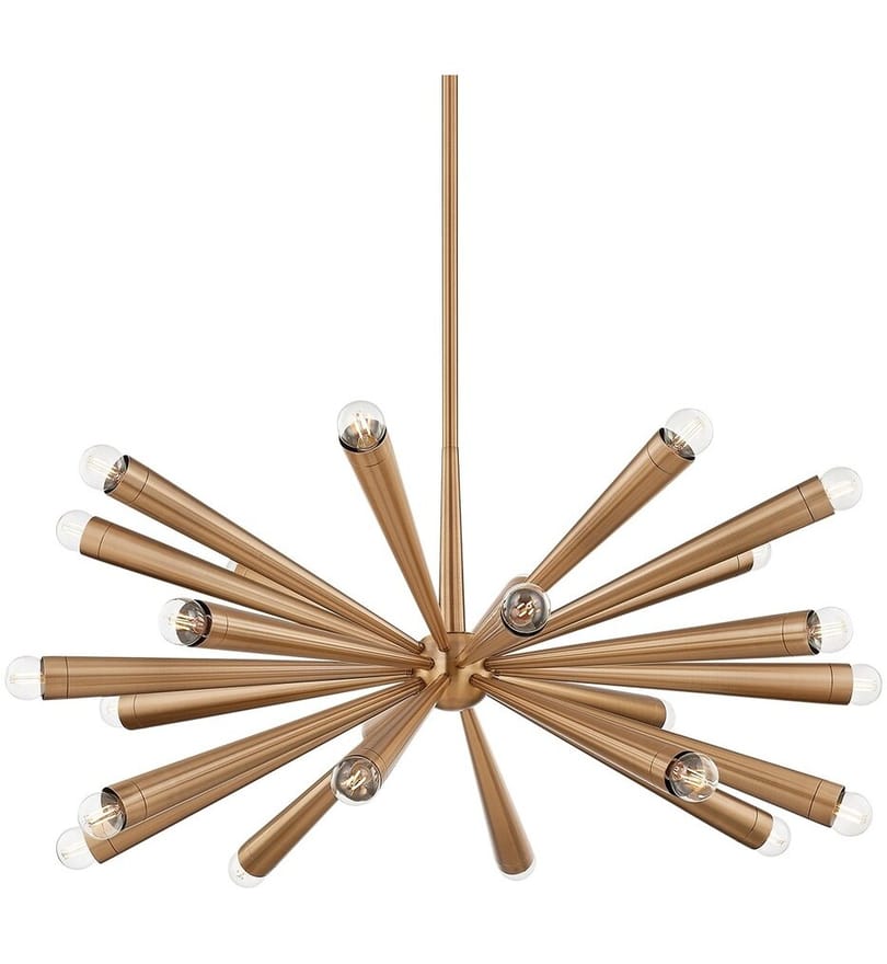 Troy Lighting - F1040-PBR - Keanu 40.25" Chandelier by Troy Lighting