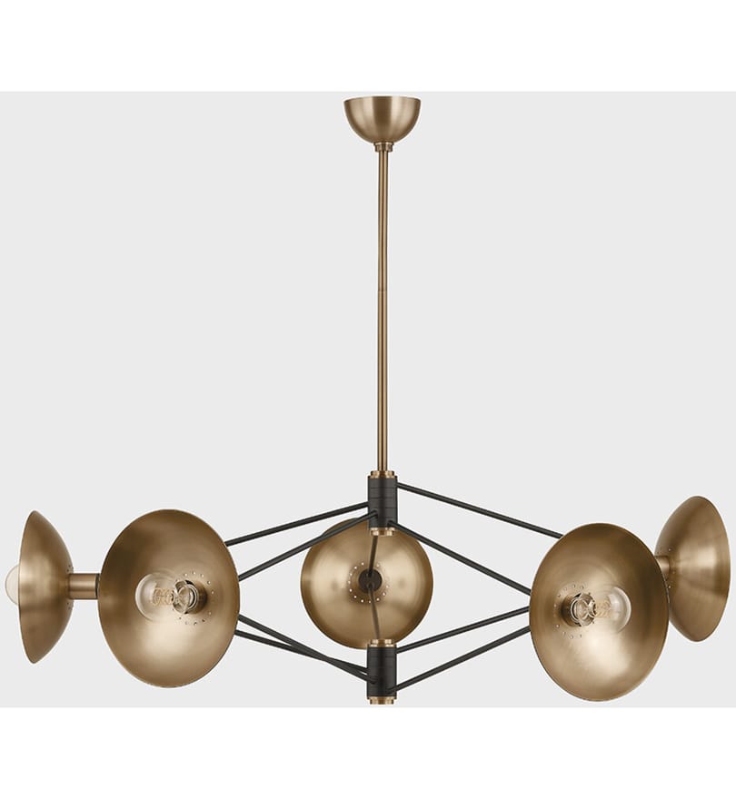 Troy Lighting - F1050-PBR/SBK - Axel 50" Chandelier by Troy Lighting - Image 2