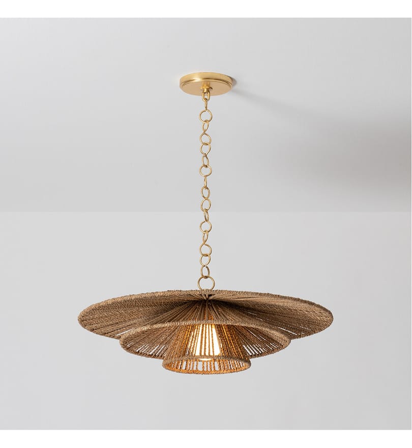 Troy Lighting - F1724-VGL - Levan 24" Pendant by Troy Lighting