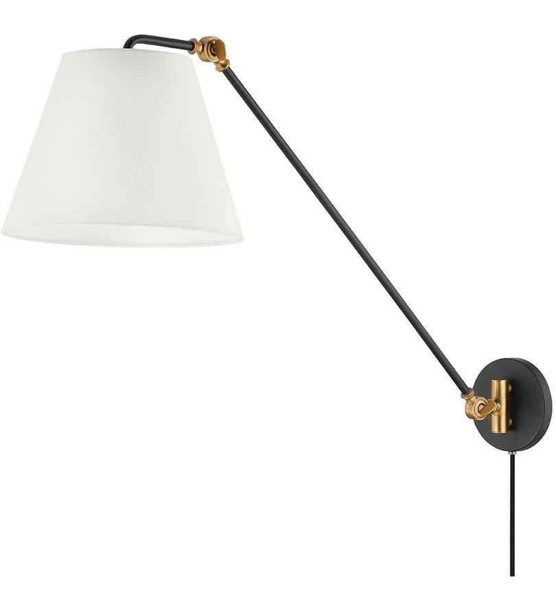 Troy Lighting - PTL2627-PBR/TBK - Navin 27.25" Wall Sconce by Troy Lighting