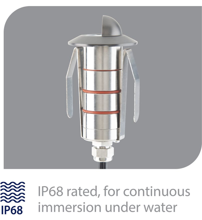 WAC Lighting - LED 1in 12V Round Scoop Top Inground Indicator Light by WAC Lighting - Image 5