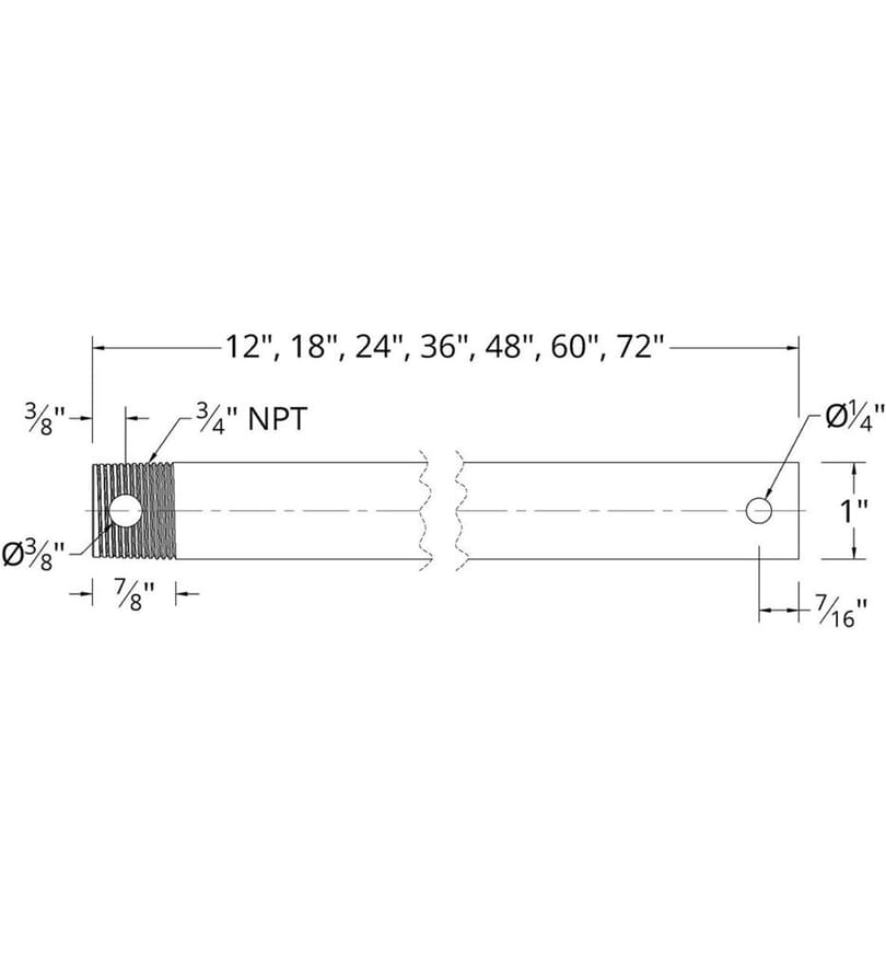 WAC Lighting - Ceiling Fan Extension Downrod by WAC Lighting - Image 3