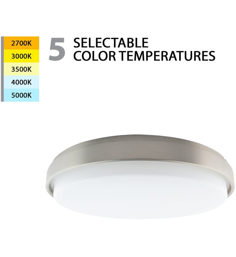 WAC Limited - FM-200118-CS-BN - Lithium 18.82" Flush Mount by WAC Limited