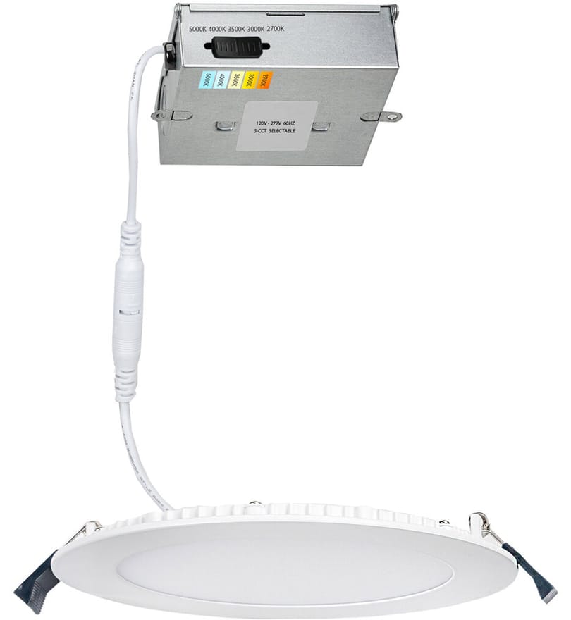 WAC Limited - R6ERDR-W9CS-WT-6 - Lotos 6in LED 5-CCT Round Recessed Kit by WAC Limited - Image 2